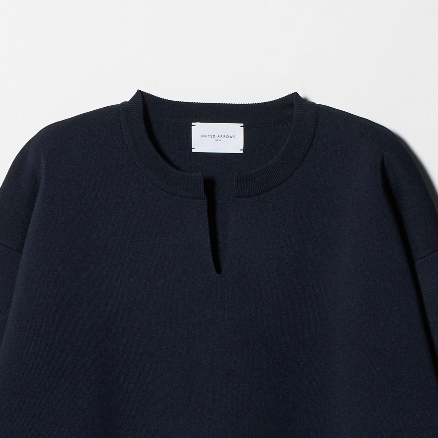 スウェットライク スキッパーニット ‐ウォッシャブル‐