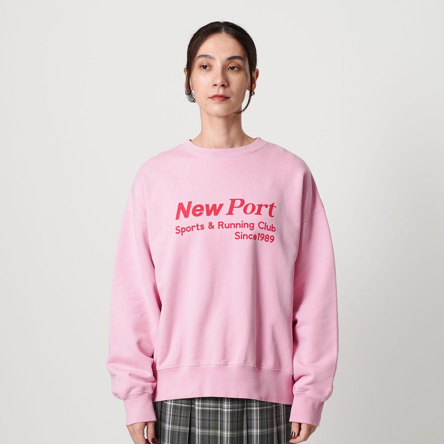 コットン裏毛 ロゴスウェット プルオーバー