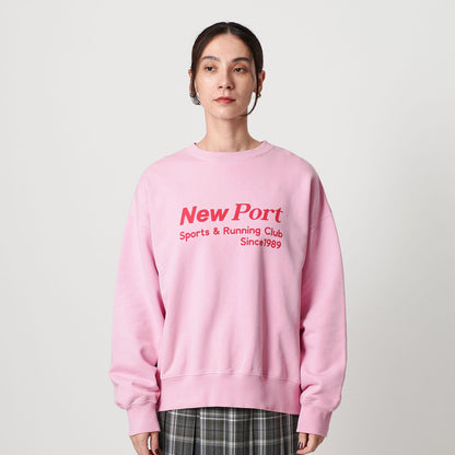 コットン裏毛 ロゴスウェット プルオーバー