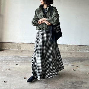 カーキショートブルゾン