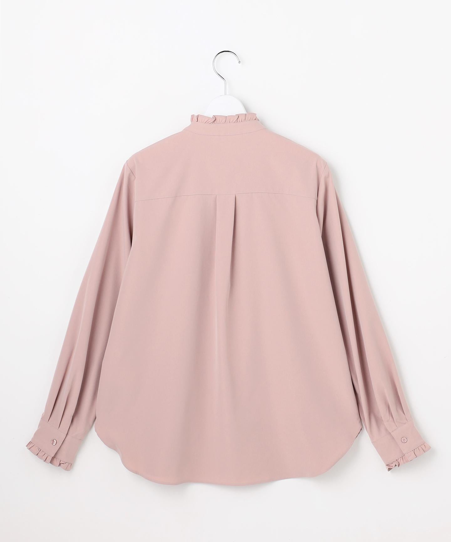 ピンタックフリル シャツ