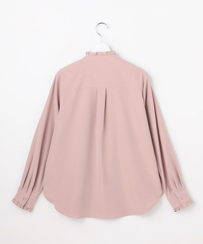 ピンタックフリル シャツ