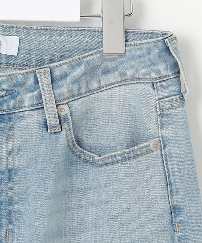 BASIC STRETCH DENIM ワイド ストレート デニム