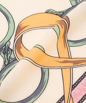 ウールカシミヤ デザイン ストール