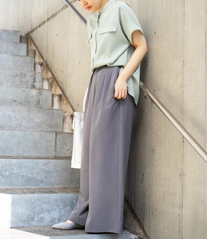 きれいめフラップサファリブラウス