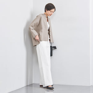 リネン ドルマン シャツ