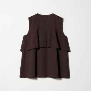 シアー バックフレア ベスト ‐ウォッシャブル‐