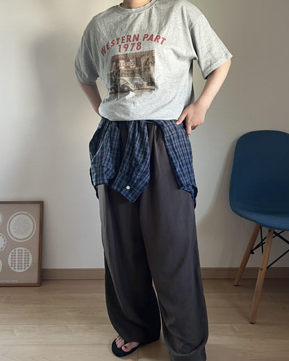 レトロCARプリントTシャツ