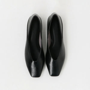 スクエア 2WAY フラットシューズ