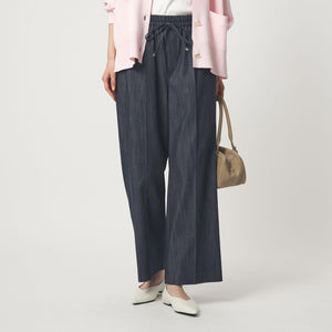 ［size SHORT/TALLあり］ニーハイフレアパンツ デニム 2 ストレッチ