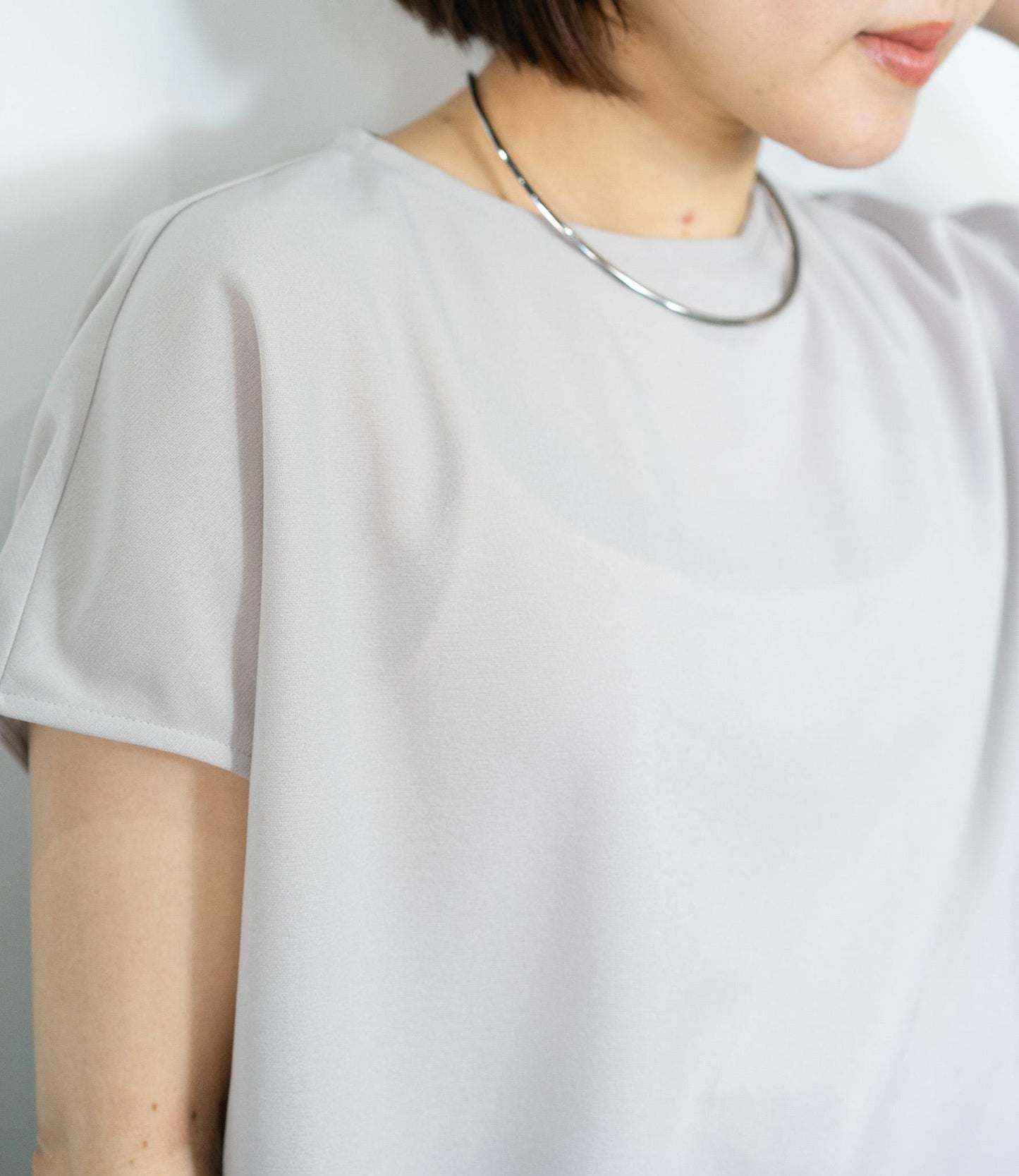 【10万人の正解シリーズ】コクーンシルエットボートネックカットソー