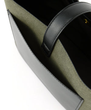 スウェードコンビワンショルダーバッグ