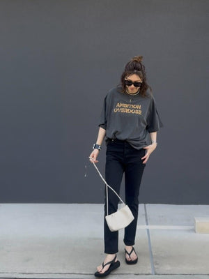 AMBITIONロゴヴィンテージライクT