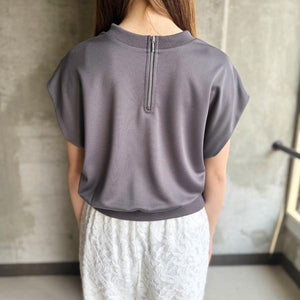 前後2wayポンチカットショートトップス
