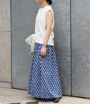 USAコットンコンパクトノースリーブカットソー