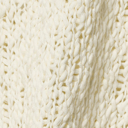 カラーミックス クルーネックニット