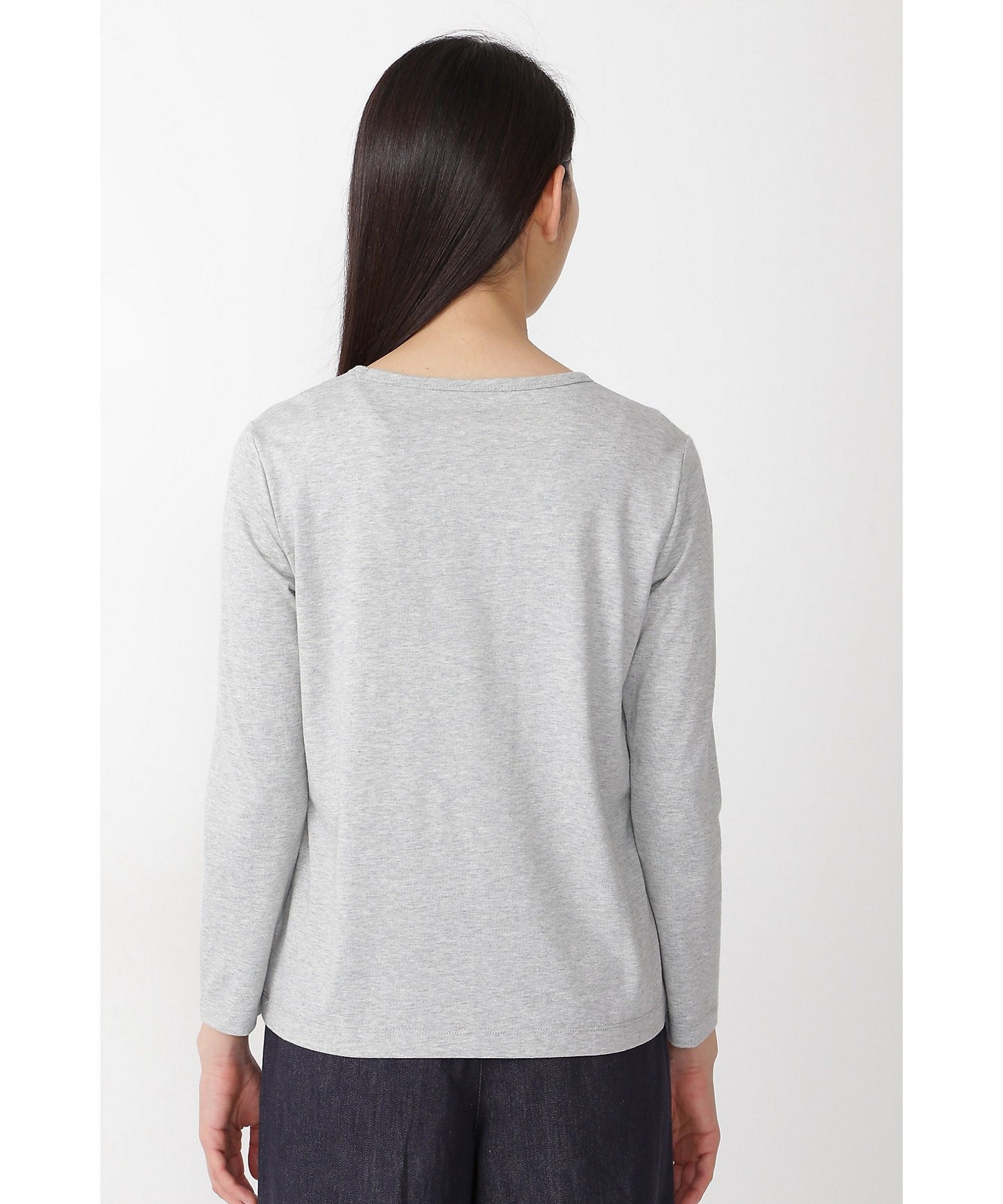 ５０／２オーガニック綿天竺プルオーバー