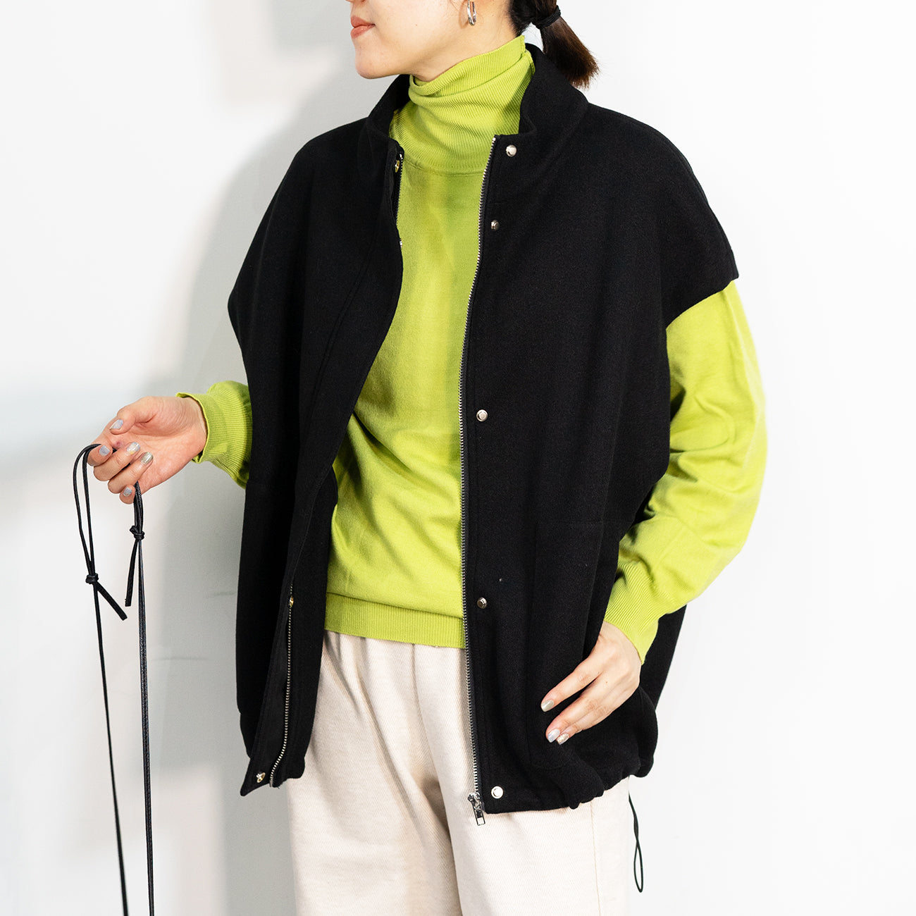 【M・Lサイズ②】スタイリストNanae監修！サイズを選べるニット＆ベスト特別セット