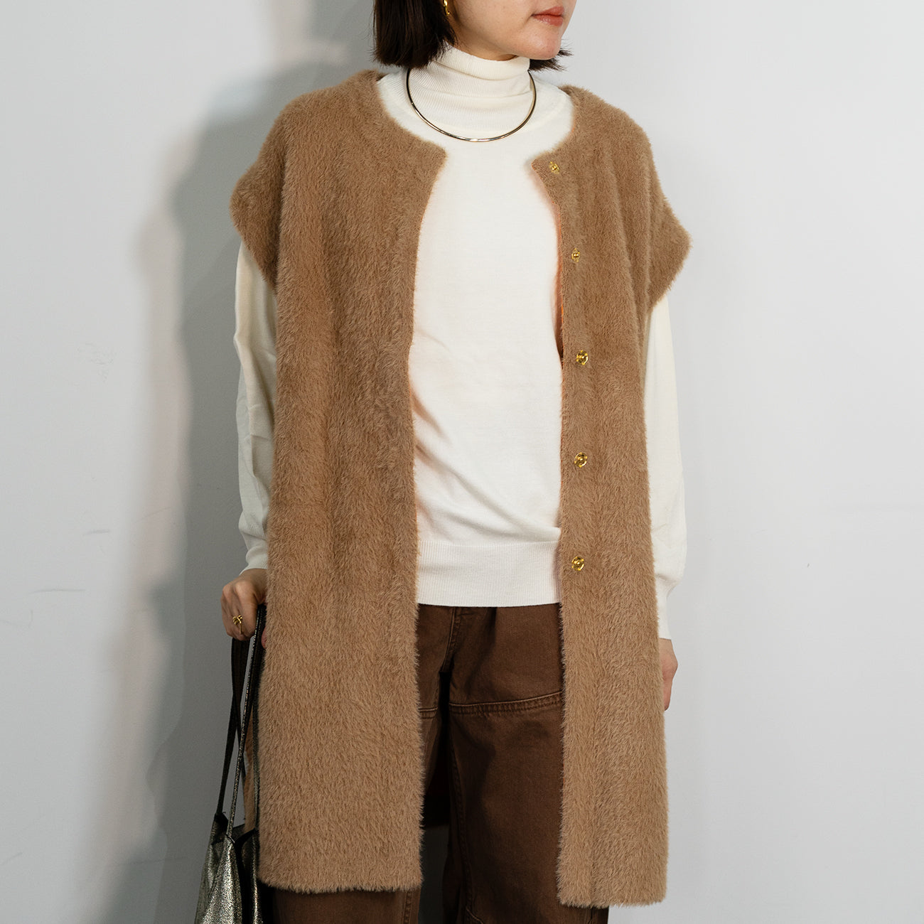 【M・Lサイズ①】スタイリストNanae監修！サイズを選べるニット＆ベスト特別セット