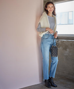 SLOW DENIM ワイドストレート デニム