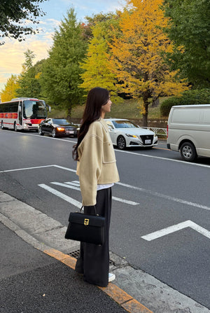 ダブルタックルーズワイドパンツ