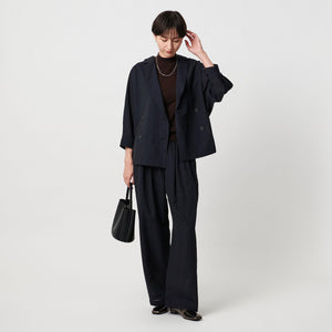 シアー ドルマン ブラウス ジャケット ウォッシャブル