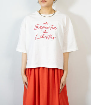 エンブロイダリークロップドTシャツ