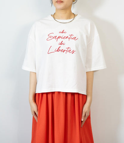 エンブロイダリークロップドTシャツ