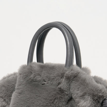 フェイクファー2WAY トートバッグ / ショルダーバッグ