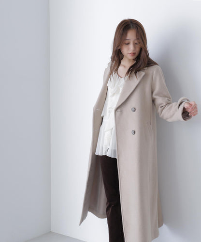 ビッグカラーダブルチェスターコート