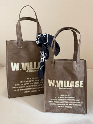 W.VILLAGE paper bag (M)