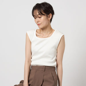 ブライトリブ フレンチスリーブ プルオーバー カットソー -制菌-