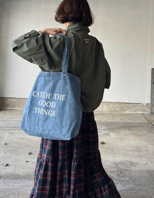 ロゴデニムトート