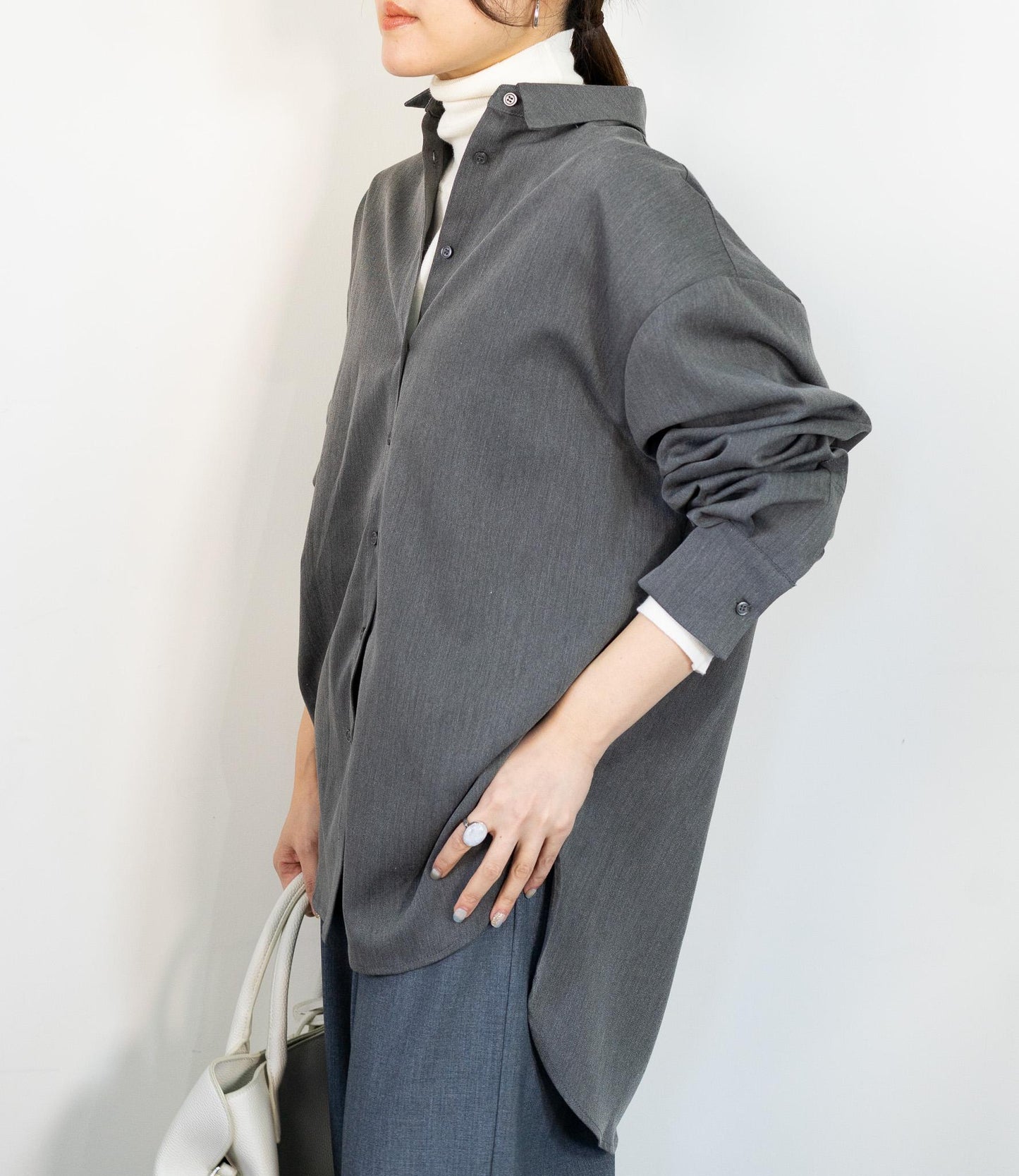 カシュクールマニッシュシャツ
