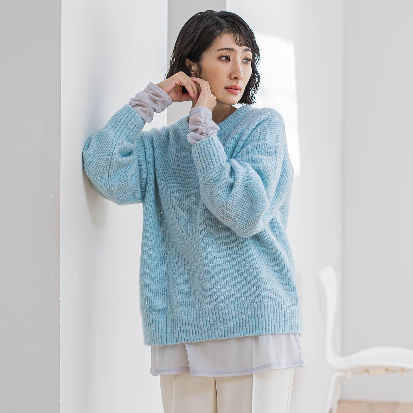 【WEB限定】”重ねるだけで格上げ”レイヤードインナー