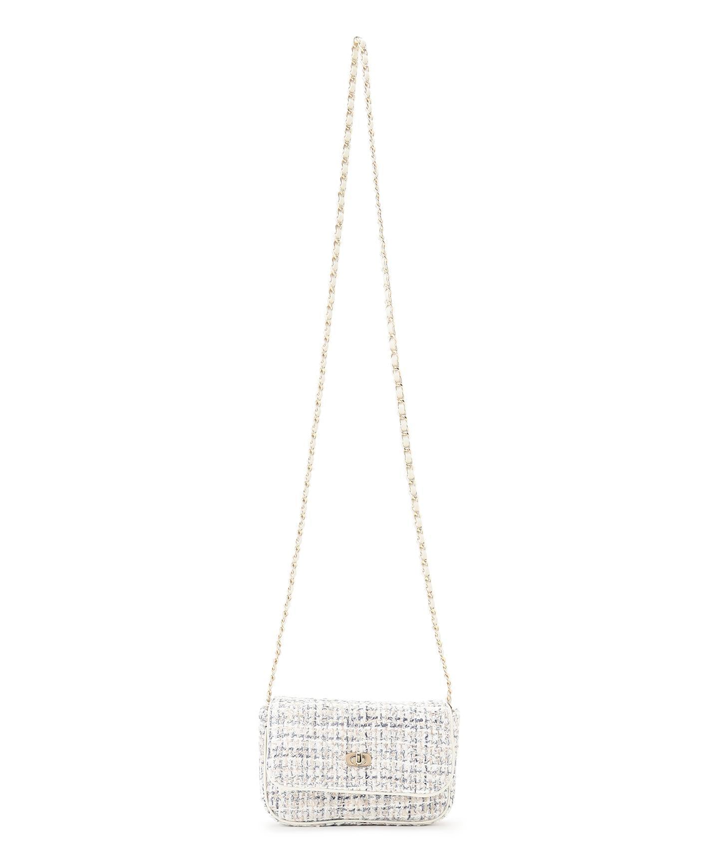 GIOLICA ツイードミニ ショルダーバッグ