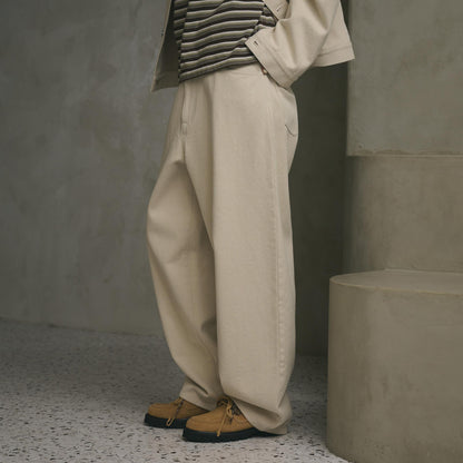 コットンツイル カーブパンツ ウォッシャブル