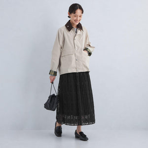 2WAY レース ロング スカート