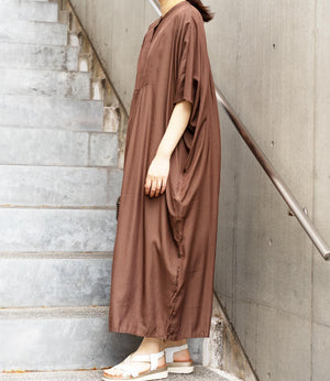 2wayスリーブボクシーワンピース(インナーワンピース付き)