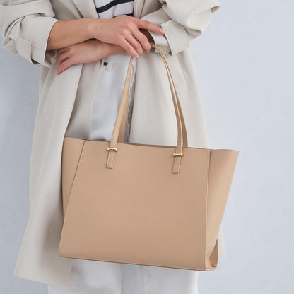 【WEB限定】ワンポイント シンプル トートバッグ（ソフトPCバッグ付） / A4 / 通勤