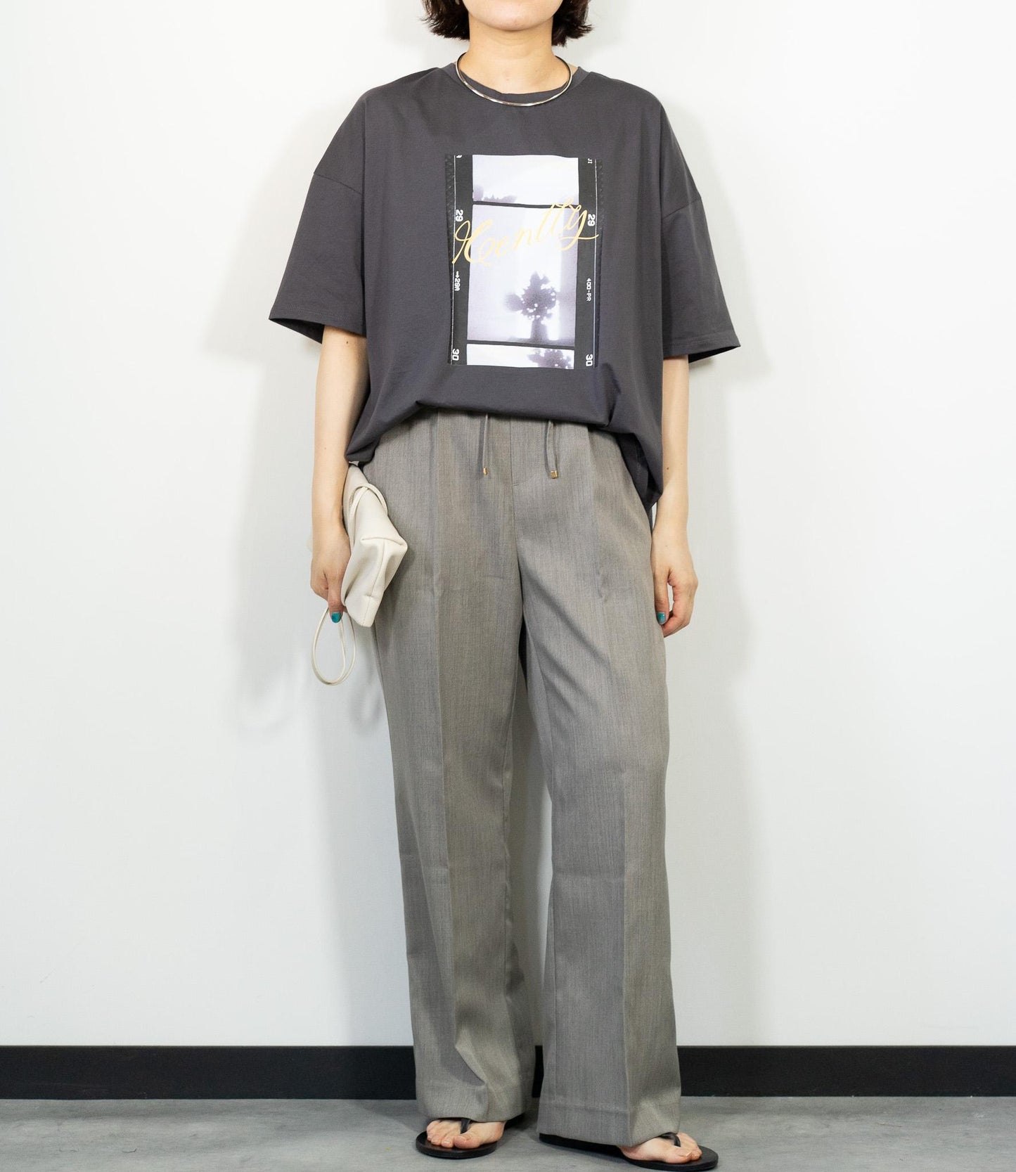【接触冷感】ラウンドテールフォトTシャツ