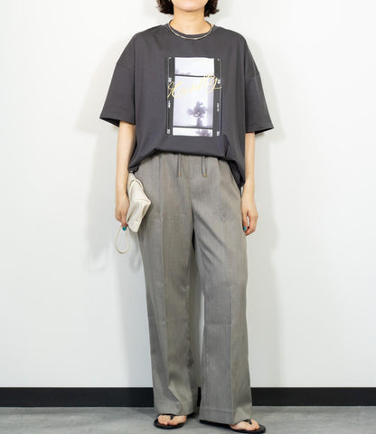 【接触冷感】ラウンドテールフォトTシャツ