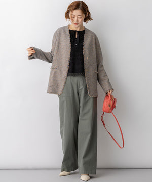 スラブツイルストレッチ ベイカーパンツ