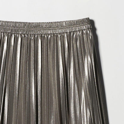 ハクプリント プリーツ スカート