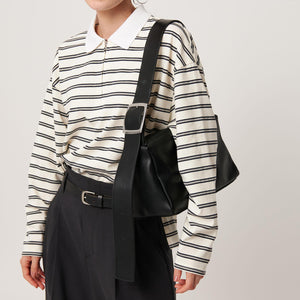 スクエア ビッグバックル ショルダーバッグ