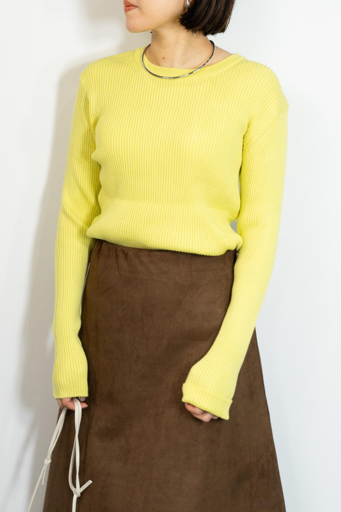 コンフォータブルスリムニット