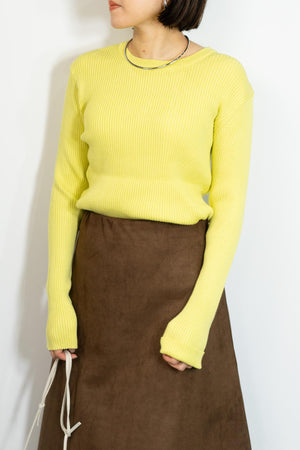 コンフォータブルスリムニット