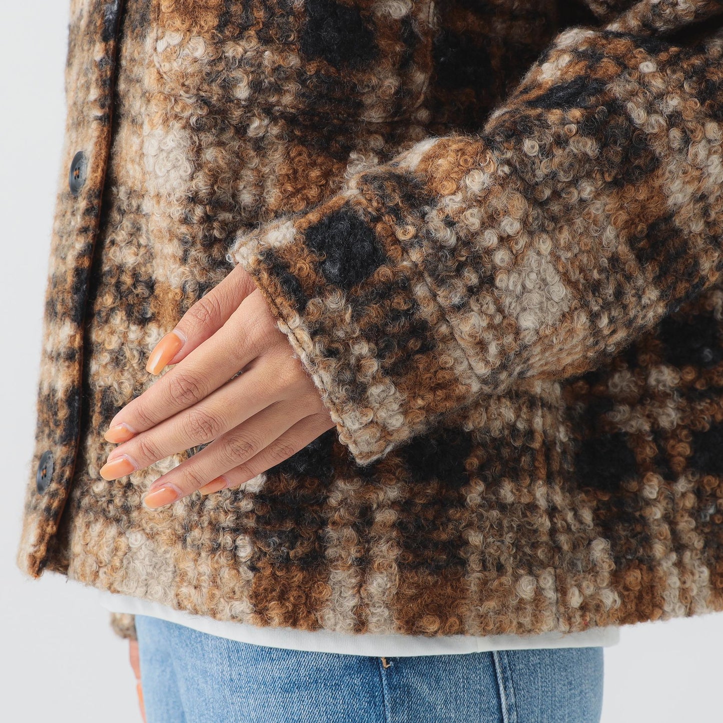 チェック CPO ブルゾン