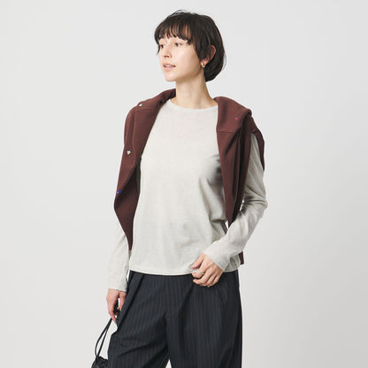 ラメ テンジク ロングスリーブ カットソー