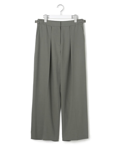 ウール2WAYストレッチ ワイドパンツ